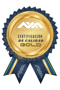 EL frente del sello de calidad Sello de Calidad Empreservicios - Certificacion GOLD